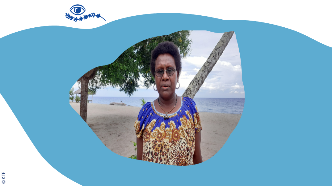 “I have learnt about the eyes and the proper treatment for the eyes when my patients come to my clinic.” - Okole Seka (Papua New Guinea)