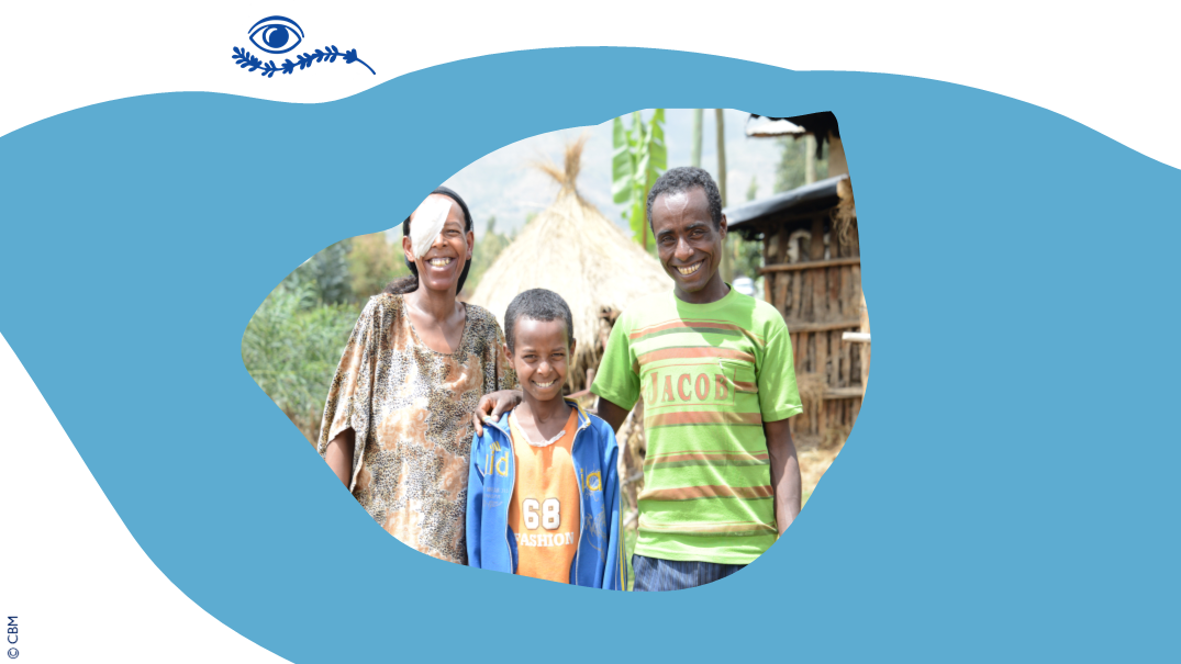 Ansha ne risque plus d'être aveugle et peut enfin revenir à l'activité qu'elle aime le plus, prendre soin de ses enfants et de sa famille. (Ethiopie)